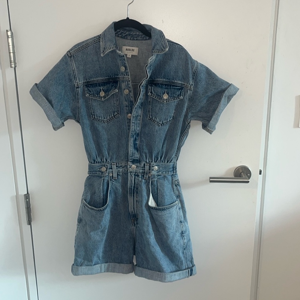 Agolde Denim Romper